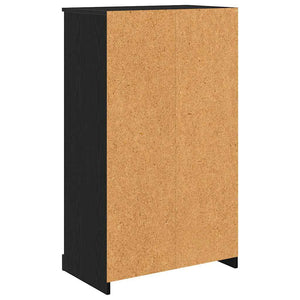 Highboard Schwarz Eichen-Optik, 60 cm