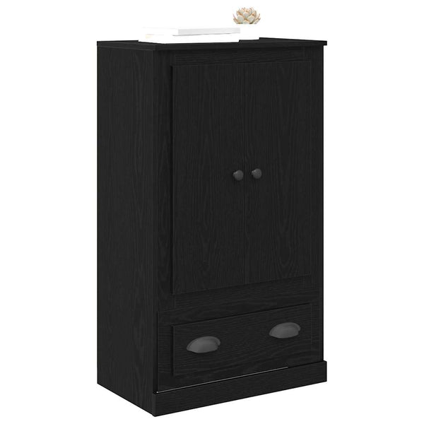 Highboard Schwarz Eichen-Optik, 60 cm