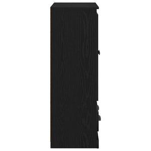 Highboard Schwarz Eichen-Optik, 60 cm