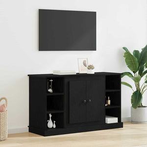 Schwarzes Sideboard Eichenoptik, 100 cm