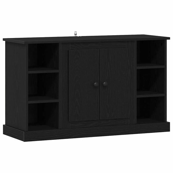 Schwarzes Sideboard Eichenoptik, 100 cm