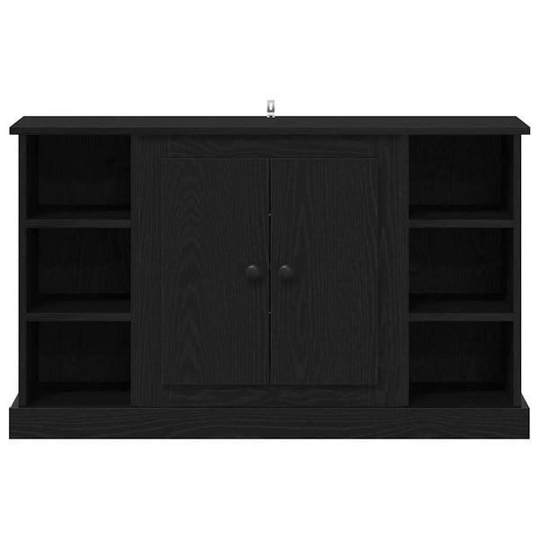 Schwarzes Sideboard Eichenoptik, 100 cm