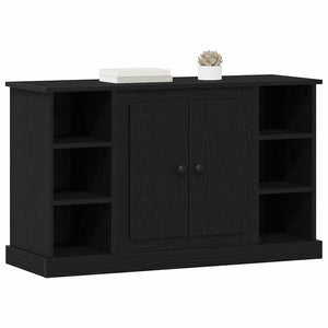 Schwarzes Sideboard Eichenoptik, 100 cm