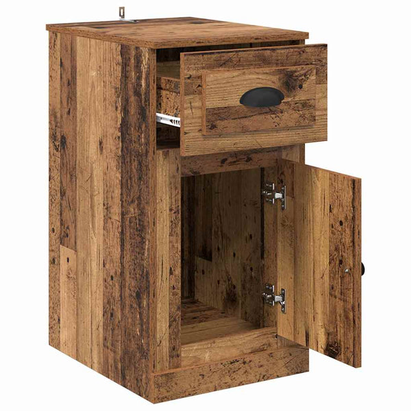 Seitenschrank Altholz 40x50x75 cm