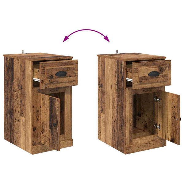 Seitenschrank Altholz 40x50x75 cm
