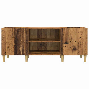 Schallplattenschrank Altholz