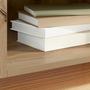 Schallplattenschrank Artisan Eiche 121 cm
