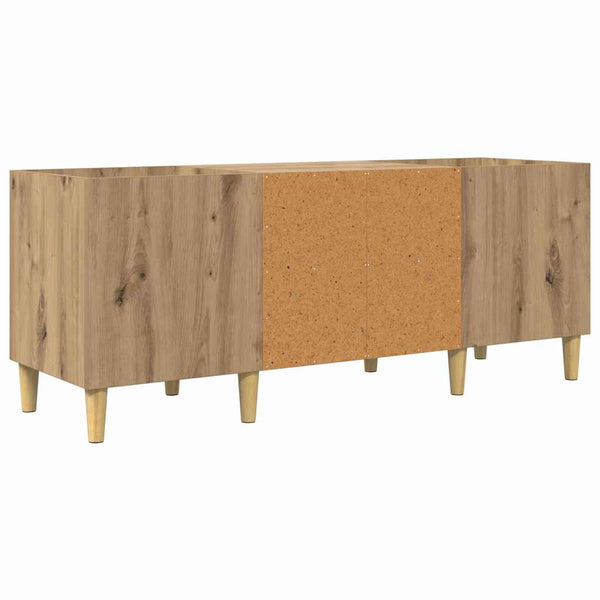 Schallplattenschrank Artisan Eiche 121 cm