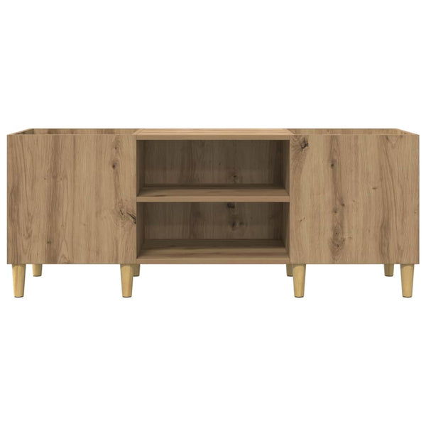 Schallplattenschrank Artisan Eiche 121 cm