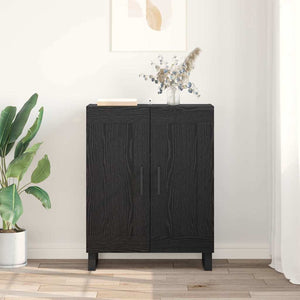 vidaXL Sideboard Black Oak Look 69.5 x 34 x 90 cm