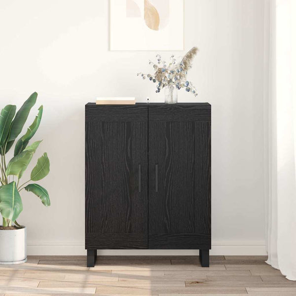 vidaXL Sideboard Black Oak Look 69.5 x 34 x 90 cm