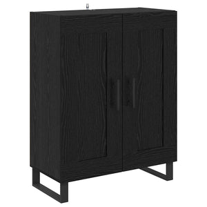 vidaXL Sideboard Black Oak Look 69.5 x 34 x 90 cm
