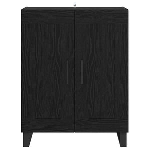 vidaXL Sideboard Black Oak Look 69.5 x 34 x 90 cm