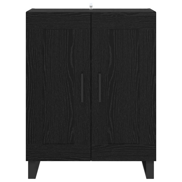 vidaXL Sideboard Black Oak Look 69.5 x 34 x 90 cm