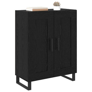 vidaXL Sideboard Black Oak Look 69.5 x 34 x 90 cm