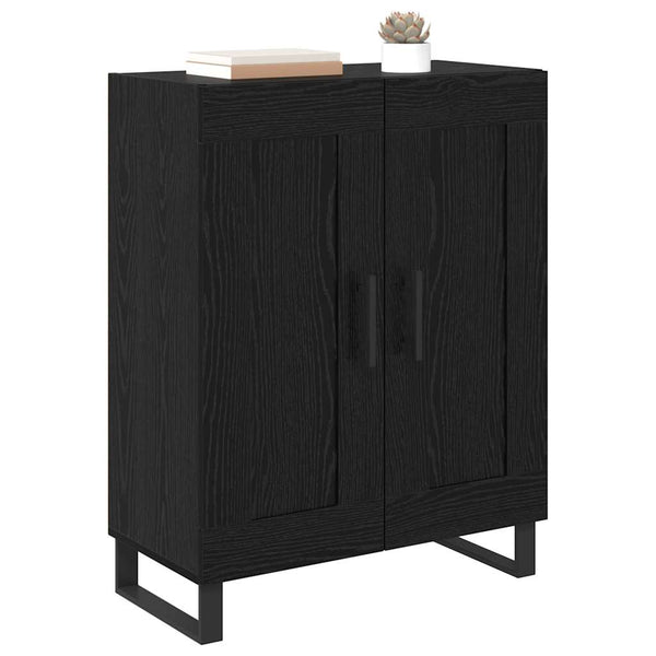 vidaXL Sideboard Black Oak Look 69.5 x 34 x 90 cm