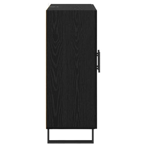 vidaXL Sideboard Black Oak Look 69.5 x 34 x 90 cm