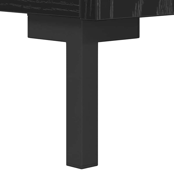 vidaXL Sideboard Olden Black Oak Look 34.5 x 34 x 90 cm