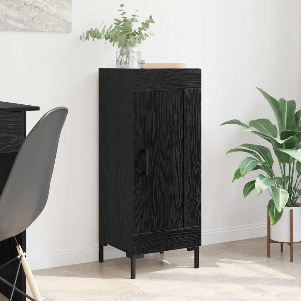 vidaXL Sideboard Olden Black Oak Look 34.5 x 34 x 90 cm