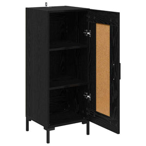 vidaXL Sideboard Olden Black Oak Look 34.5 x 34 x 90 cm