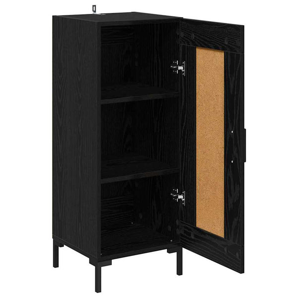vidaXL Sideboard Olden Black Oak Look 34.5 x 34 x 90 cm