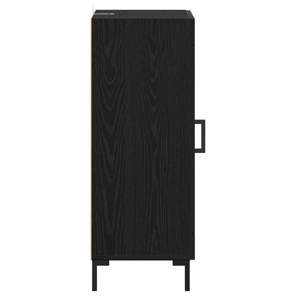 vidaXL Sideboard Olden Black Oak Look 34.5 x 34 x 90 cm