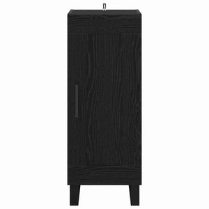 Schwarzes Sideboard Eichenoptik 90cm