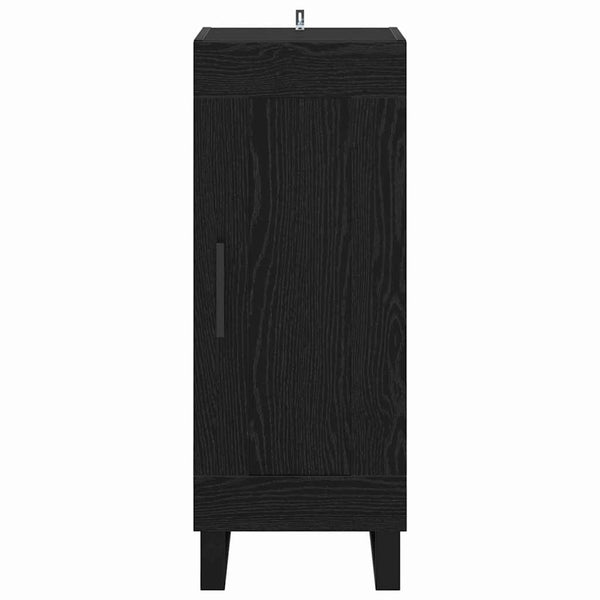 Schwarzes Sideboard Eichenoptik 90cm