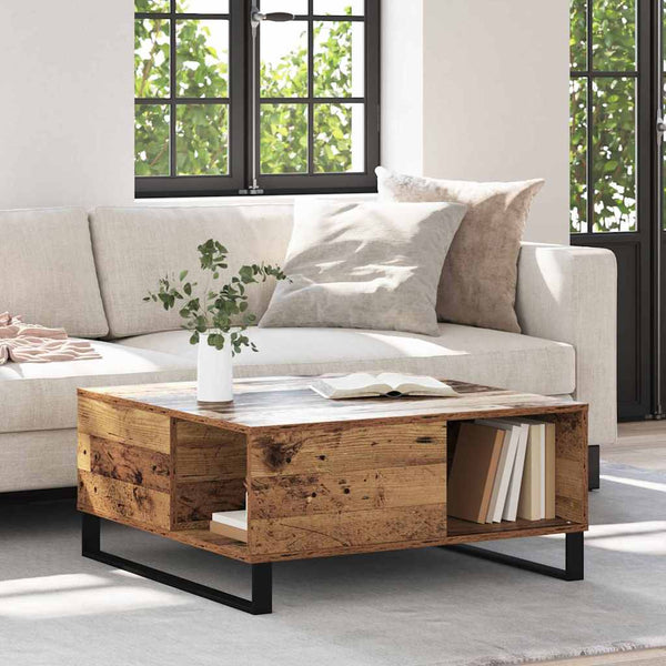 Couchtisch Altholz 80x80 cm