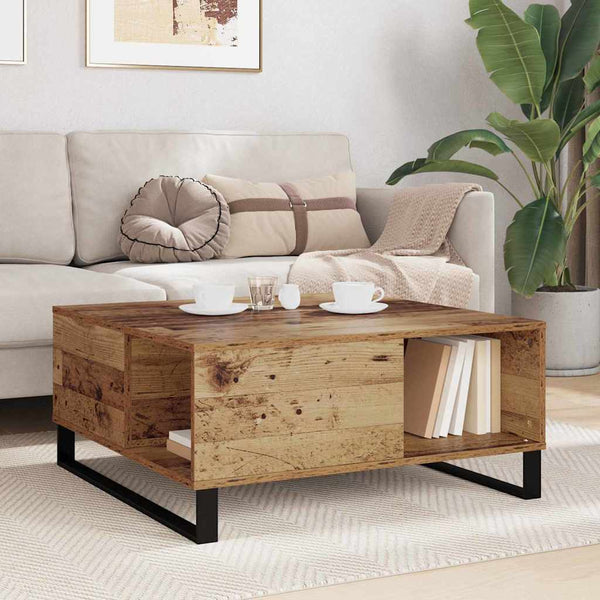 Couchtisch Altholz 80x80 cm