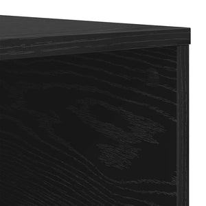 Couchtisch Schwarz Eichenoptik 80x80 cm