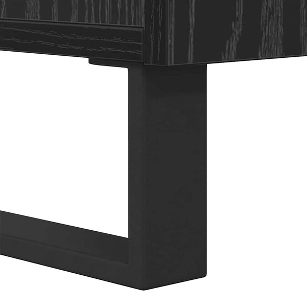 Couchtisch Schwarz Eiche 90x50 cm