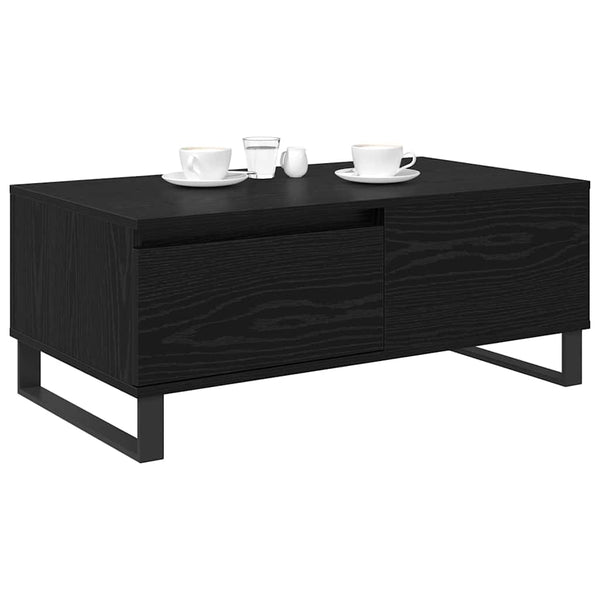 Couchtisch Schwarz Eiche 90x50 cm