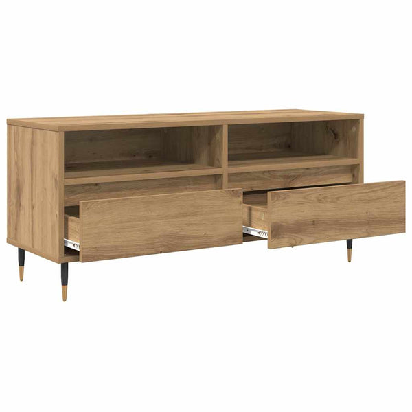 TV-Schrank Artisan Eiche 100 cm mit Schubladen