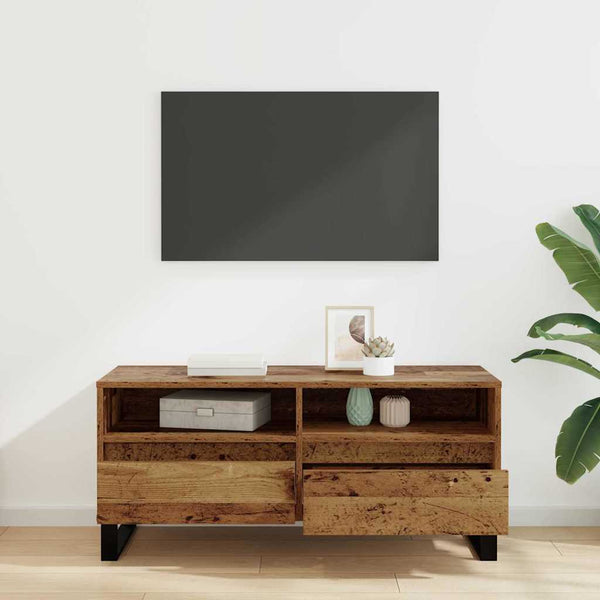 TV-Schrank Altholz & Eisen, 100 cm