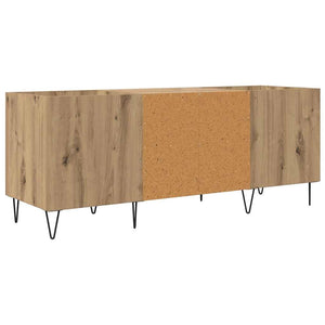 Schallplattenschrank Artisan Eiche mit Regal