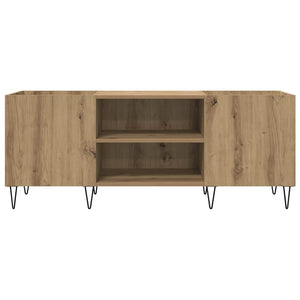 Schallplattenschrank Artisan Eiche mit Regal
