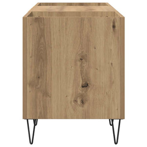 Schallplattenschrank Artisan Eiche mit Regal