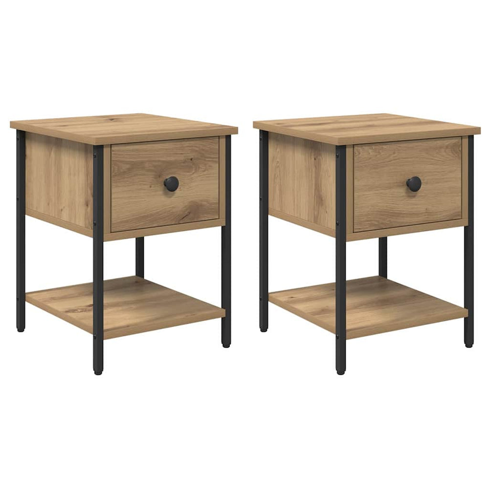 Nachttisch 2er Set Artisan Eiche