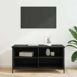 TV-Schrank Schwarz Eichen-Optik 100 cm