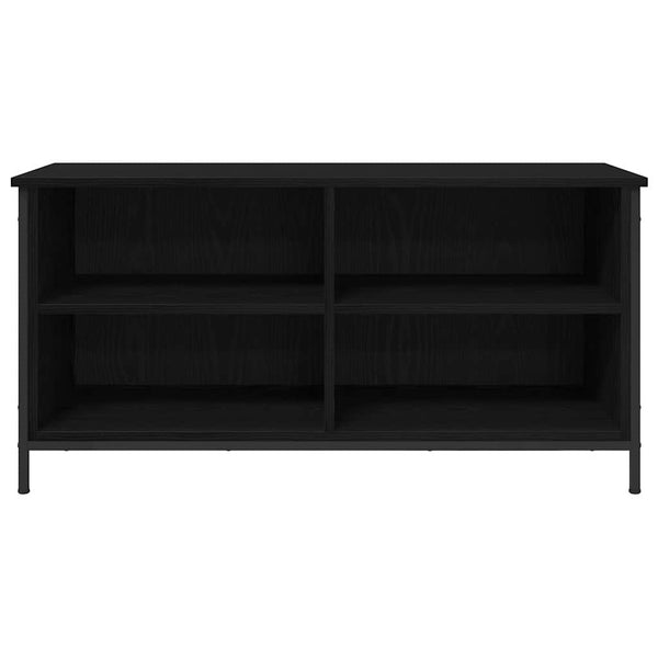 TV-Schrank Schwarz Eichen-Optik 100 cm