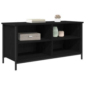 TV-Schrank Schwarz Eichen-Optik 100 cm