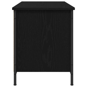 TV-Schrank Schwarz Eichen-Optik 100 cm