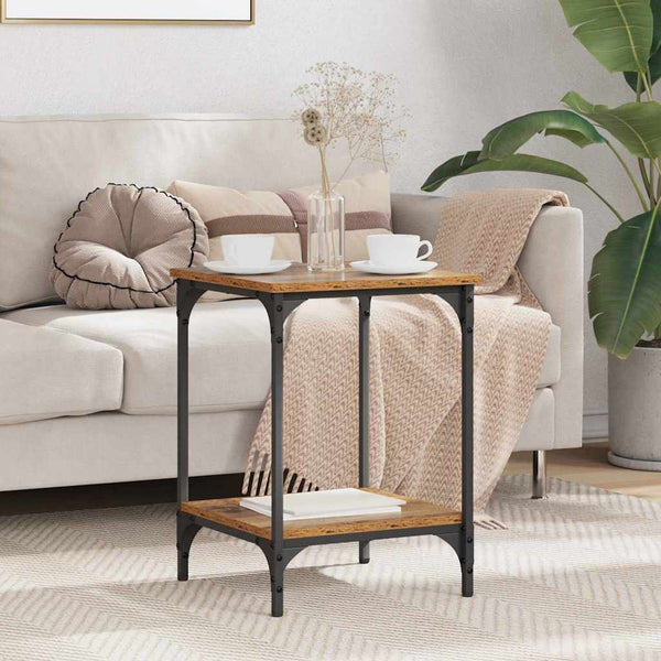 Couchtisch Altholz 40x40 cm