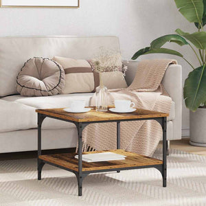 Couchtisch Altholz 55x55 cm