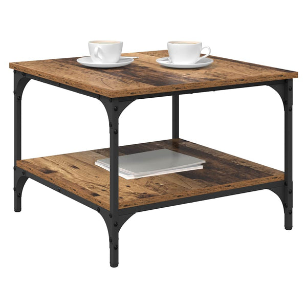 Couchtisch Altholz 55x55 cm