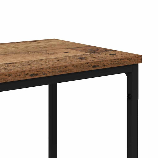 Konsolentisch Altholz mit Regal 180cm