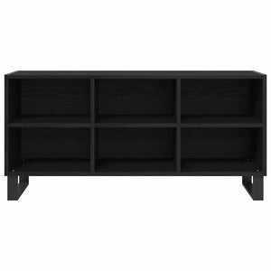 TV-Schrank, Schwarz Eichen-Optik, 103,5 cm