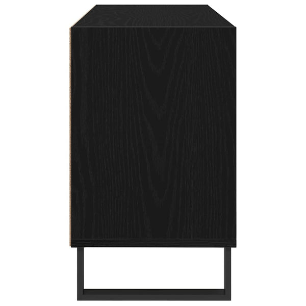 TV-Schrank, Schwarz Eichen-Optik, 103,5 cm