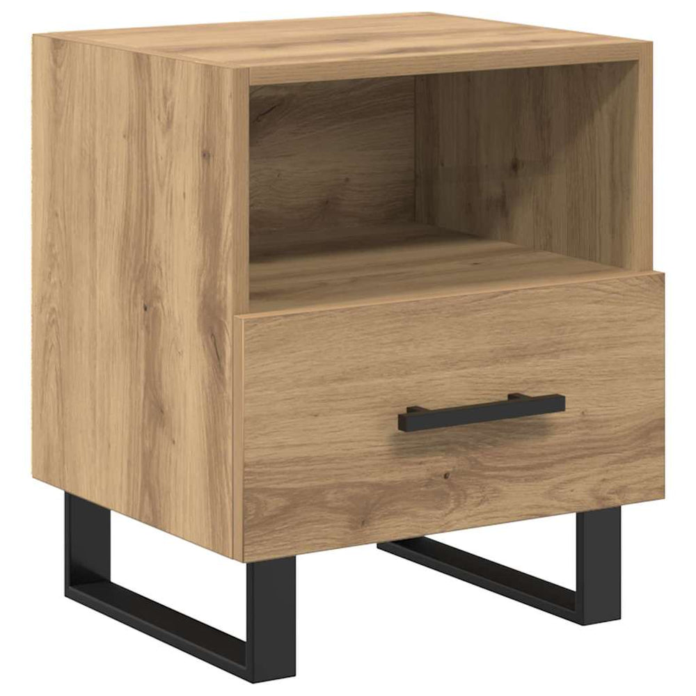 vidaXL Nightstand Artisan Oak 40 x 35 x 47.5 cm Engineered Wood